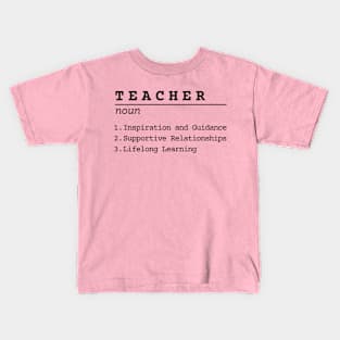 Cool Teacher Definition Kids T-Shirt